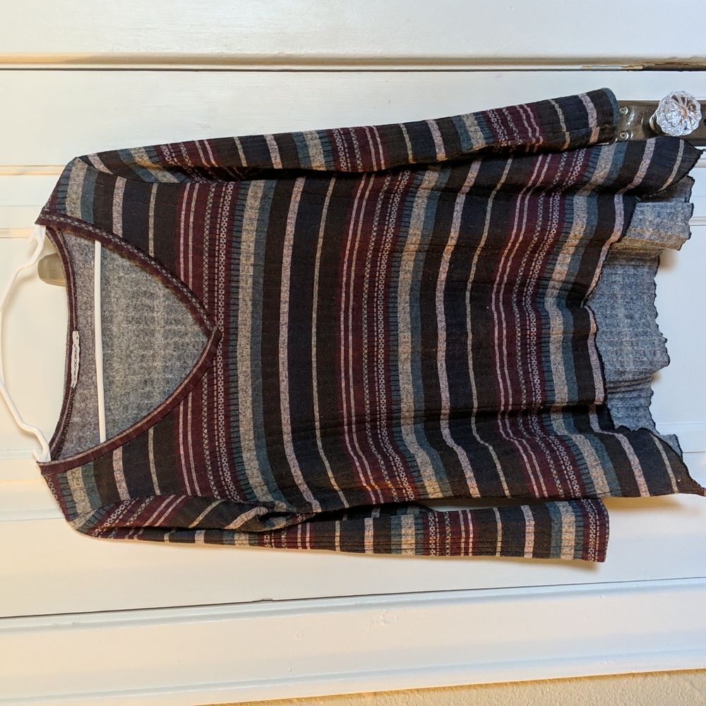 Avocado Striped Top